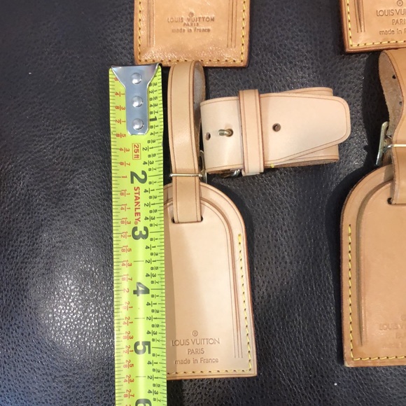 LOUIS VUITTON Luggage Tag / Poignet Set Authentic - Picture 15 of 17